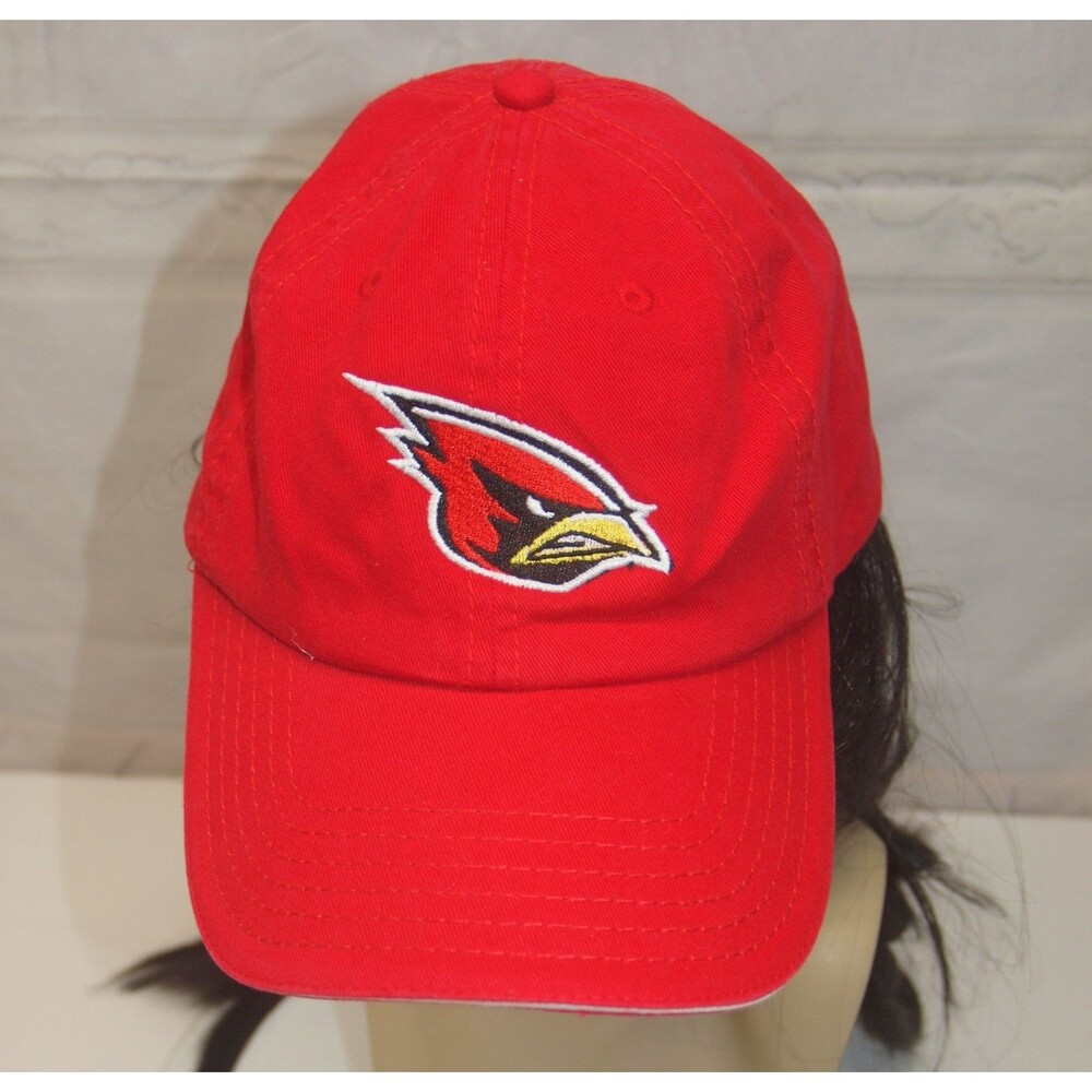 Arizona Cardinals Hat Cap Strap Back Adult One Size Red 100% Cotton MLB NEW